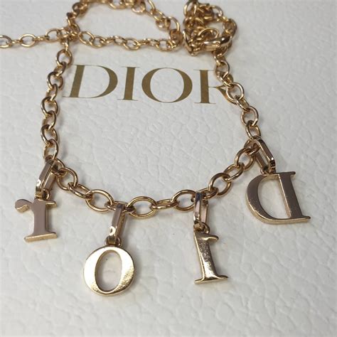 dior letter necklace|dior letter necklace dupe.